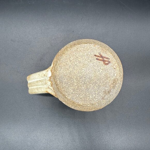 Hanselmann Art Pottery Rustic Handmade Mug Stoneware Coffee Cup New Mexico Beige - Picture 7 of 11